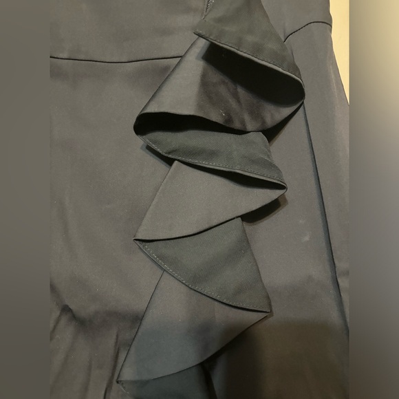 BEDO Femme Ruffle Accent Little Black Skirt - Picture 2 of 11